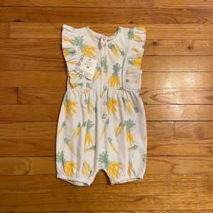 Kate Quinn Carrot Print Romper